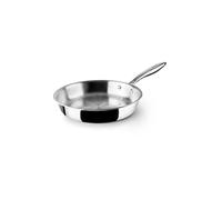 IBILI Sarten tricapa triply Natural, 22 cms, Acero inoxidable, Apto para induccion, sin antiadherente