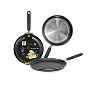 IBILI - Sarten de crepes fusion, 26 cms, Aluminio, Antiadherente, Apto para induccion