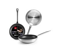 IBILI - Sarten gastronomy, 26 cms, Aluminio, Antiadherente xylan, Especial cocinas de gas
