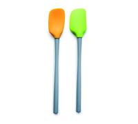 IBILI Set 2 Mini Spatulas, Silicone, Green, 12 x 32 x 2 cm