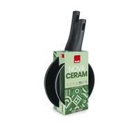 IBILI - Set 2 Sartenes Nova Ceram 20+24 Cm, Aluminio forjado, Antiadherente libre de PFAS, apto para induccion