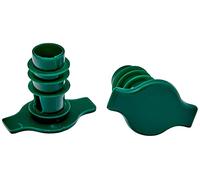 IBILI - Set 2 Tapones de Sidra, Acero Inoxidable, Verde/Negro, 1 Unidad, Modelo Surtido
