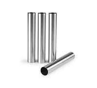 IBILI Set 4 Molde CANUTILLO, Stainless Steel, Plata, 25 x 13 x 2 cm, 4