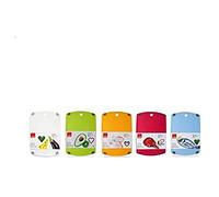 IBILI Set 8 Cutting Board 33X23X1,5, Plastic Hdpe, Multi-Color, One Size