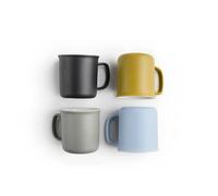 IBILI - Set de 4 Tazas de café, 110 ml, Expresso Colorfull