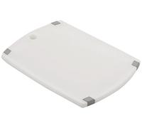 IBILI Tabla de cortar 38 x 28 x 1,5 cm, universal, plástico HDPE, White, 38 x 28 x 1 cm