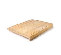 IBILI - Tabla De Corte Con Tope, Bambu, 45 x 35 x 3,9 cms