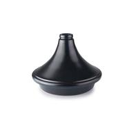 IBILI - Tajine Natural Negro 28 cm - Barro Natural Esmaltado, tapa con orificio