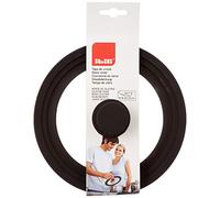 Ibili Tapa Cristal 18-20-22 CM Borde Silicona, Stainless Steel, Transparente Y Negro