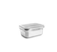 IBILI - Táper Rectangular Keepklin 800 Ml, Acero Inoxidable, Apto para Microondas, tapa hermetica