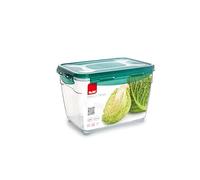 IBILI - Táper Tritan 3300Ml, Contenedor hermético sellado con tapa de plástico sin BPA, apto para frigorífico/congelador, para microondas y lavavajillas.