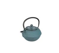 IBILI - Tetera hierro fundido Azul, 1.2 litros, Interior esmaltado, Apto para inducción