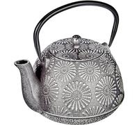 IBILI - Tetera hierro fundido Bali, 1.2 litros, Interior esmaltado, Apto para inducción