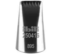 IBILI Tressage Boquilla Cesta 16 MM, Stainless Steel, Plateado, 6x3x3 cm