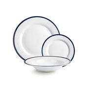 IBILI - Vajilla de 12 Piezas Provence, Platos de Porcelana para 4 personas