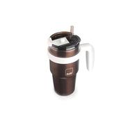 IBILI - Vaso Con Asa Go 480 Ml, Acero Inoxidable 18/10, Doble pared, Reutilizable
