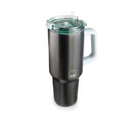 IBILI - Vaso Con Asa Go 900 Ml, Acero Inoxidable 18/10, Doble pared, Reutilizable