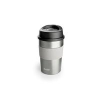 IBILI - Vaso Doble Pared Luxe Titanio, 360 ml, Acero inoxidable, Hermético, Gris