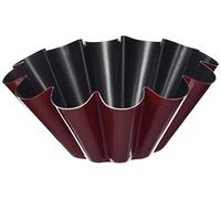 Ibili FLANERO Rizado Venus 22 CMS, Stainless Steel, Rojo, 22 cm