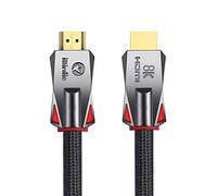 iBirdie Fiber Optic HDMI 2.1 Cable 50 Feet 16 Metre, Directional Active Cord 8K 60hz, 4K 120hz, 4K 144hz, HDCP 2.3, Ultra High Speed Compatible for Apple-TV Dolby-Vision-Atmos PS5 4070 4080