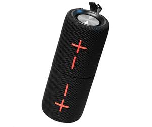 Ibiza - Bullet-Twin - Altavoz con batería Recargable 2 en 1 Divisible - Convierte 1 Altavoz en 2 Altavoces estéreo autónomos - IPX5 - Bluetooth, Micro-SD, AUX - Negro