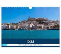 Ibiza Dalt Vila, Sa Penya und La Marina (Wandkalender 2026 DIN A4 quer), CALVENDO Monatskalender: Ein Rundgang durch die Altstadt von Ibiza Stadt