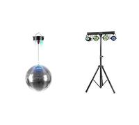 IBIZA DJLIGHT60 Pack - Kit luces LED + Bola espejos DISCO1-30