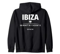 Ibiza España Coordina el diseño de Viajes de la Isla mediterránea Sudadera con Capucha