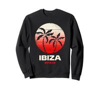 Ibiza España Palmera Playa Puesta De Sol Diseño Sudadera