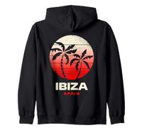 Ibiza España Palmera Playa Puesta De Sol Diseño Sudadera con Capucha
