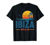 Ibiza España Retro Sunset Vacaciones Camiseta