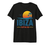 Ibiza España Retro Sunset Vacaciones Camiseta Premium