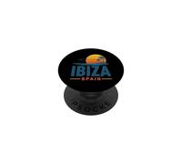 Ibiza España Retro Sunset Vacaciones PopSockets PopGrip Adhesivo