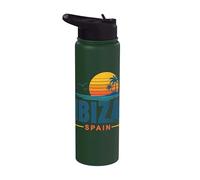 Ibiza España Retro Sunset Vacaciones Stainless Steel Insulated Water Bottle
