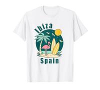 Ibiza España Souvenir España Skyline Viajes Hombres Mujeres Camiseta