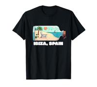 Ibiza España Souvenir España Skyline Viajes Hombres Mujeres Camiseta
