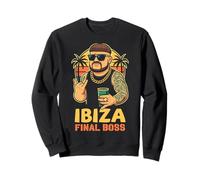 Ibiza Final Boss Disco Party Beach Summer Sudadera