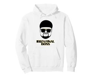 Ibiza Final Boss Head Funny Meme Club Star Spain UK Sudadera con Capucha