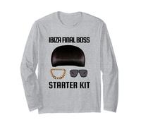Ibiza Final Boss Starter Kit Funny Meme Club Star Spain UK Manga Larga