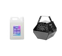 IBIZA LBM10BAT-BL Pack - Máquina burbujas portátil + Líquido 5L