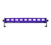 Ibiza - LED-UVBAR - Barra de efecto UV con 9 LEDs de 3 W cada uno, luz negra - Negro