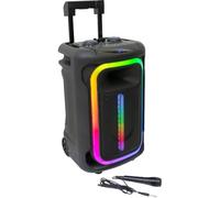 Ibiza MOBILE800 - Sistema de sonido para fiestas (800 W, TWS, micrófono, carrito)