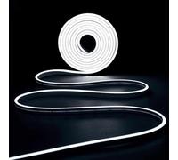 Ibiza - NEON500-CW - Tira de Luz LED Neón Blanco Frío 5 metros - Silicona - IP65 - Recortable y flexible - Con adaptador principal - LED Neón Personalizable