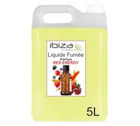 Ibiza - Pack líquido de humo - Bidón de 5 litros líquido Ibiza Light SMOKE5L-N para máquina de humo - Frasco de perfume REDENERGY Energizante