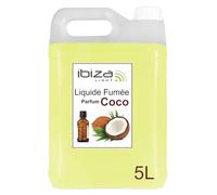Ibiza - Pack líquido de humo - Bidón de 5 litros líquido Ibiza Light SMOKE5L-N para máquina de humo - Frasco de perfume COCONUT Coco