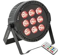 Ibiza - Proyector Par 9 LED RGBW 6W THINPAR-9X6W-RGBW