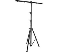 Ibiza - SL002 - Soporte para iluminación de hasta 8 juegos de luces con altura variable de 1,40 a 2,8m - Negro