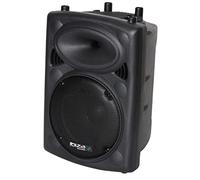 Ibiza - SLK10A-BT - PLUG & PLAY 10"/25cm, altavoz activo de 400W con amplificador integrado - Bluetooth, USB, SD y AUX - Negro