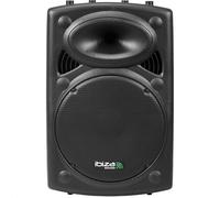 Ibiza - SLK15A-TWS- Altavoz Activo Plug & Play de 38 cm/15», 800 W con Amplificador Integrado - Bluetooth, USB, SD y AUX - Función TWS - Negro