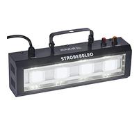 Ibiza - STROBE80LED - Luz estroboscópica LED 4x20W - Negro